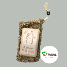 Load image into Gallery viewer, Sisal Soap bag with Bead 8 x 13 cm
