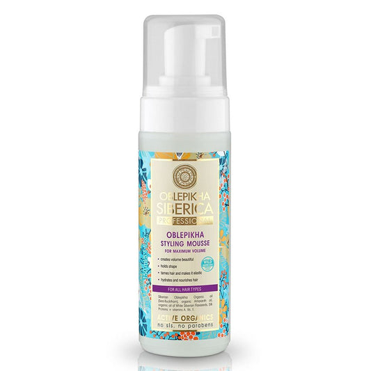 Pro Oblepikha Styling Mousse Maximum Volume 150ml