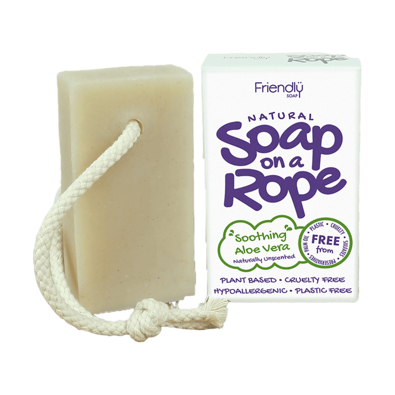 Soap on a Rope — Soothing Aloe Vera