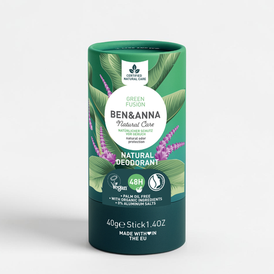 Ben & Anna Natural Deodorant Paper Tube Green Fusion 40g