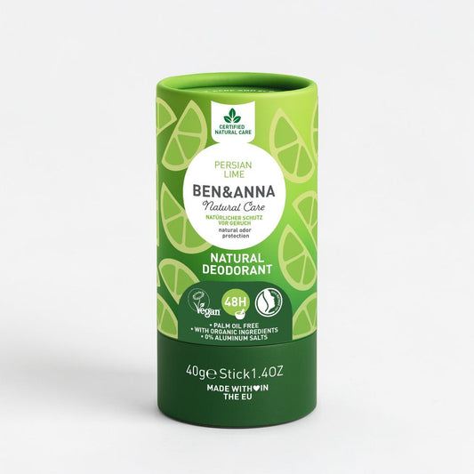 Ben & Anna Natural Deodorant Paper Tube Persian Lime 40g