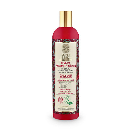 Super Siberica Conditioner Coloured Hair Krasnika amaranth & arginine 400ml