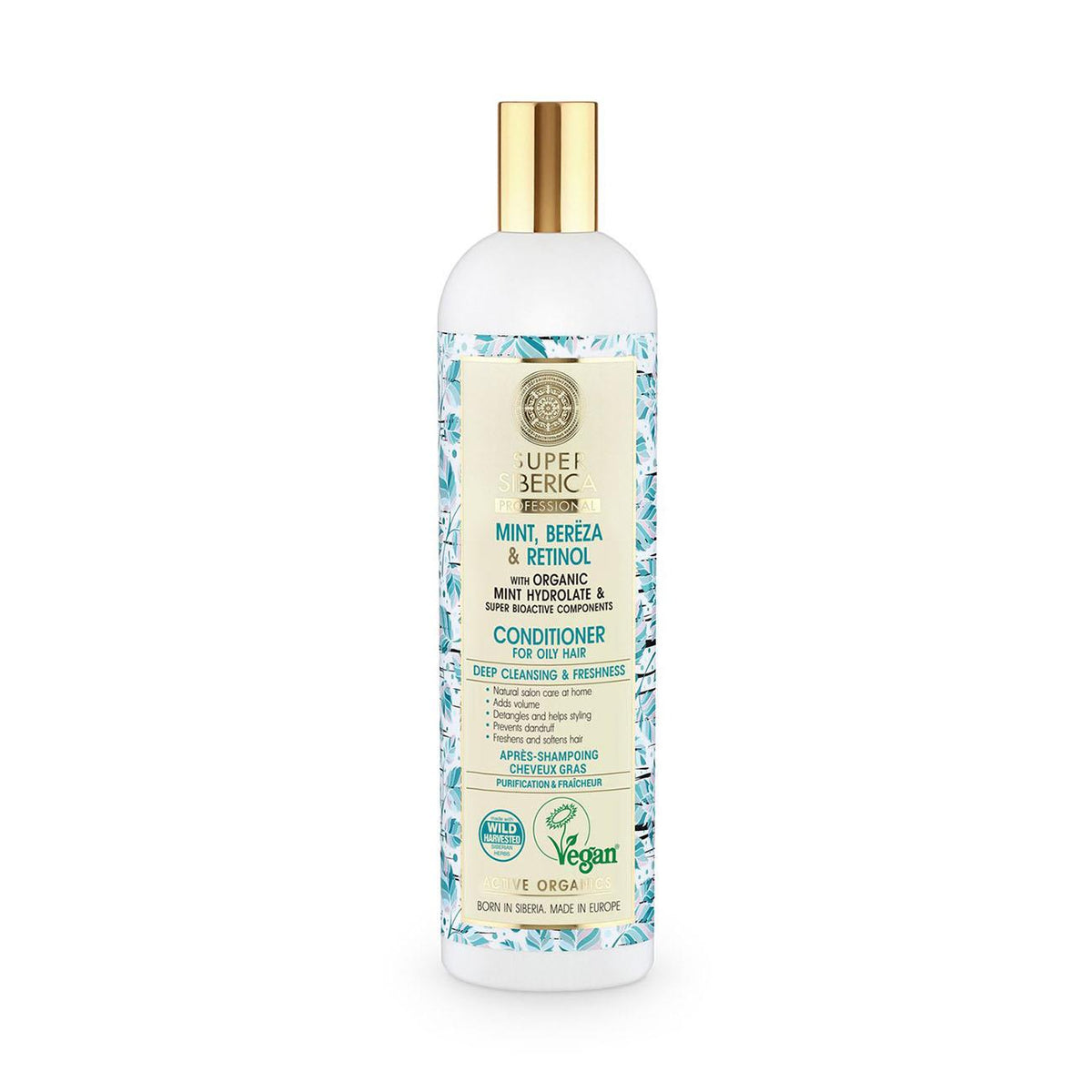 Super Siberica Conditioner Oily Hair Mint bereza & retinol 400ml