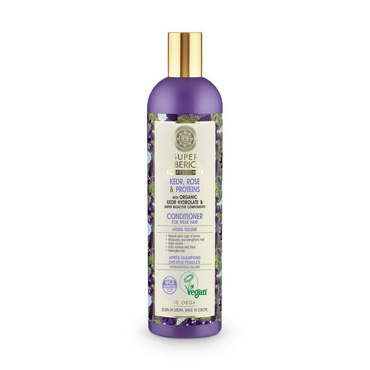 Super Siberica Conditioner Weak Hair Kedr, rose & proteins 400ml