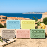 Donkey Milk Soaps in a group photo