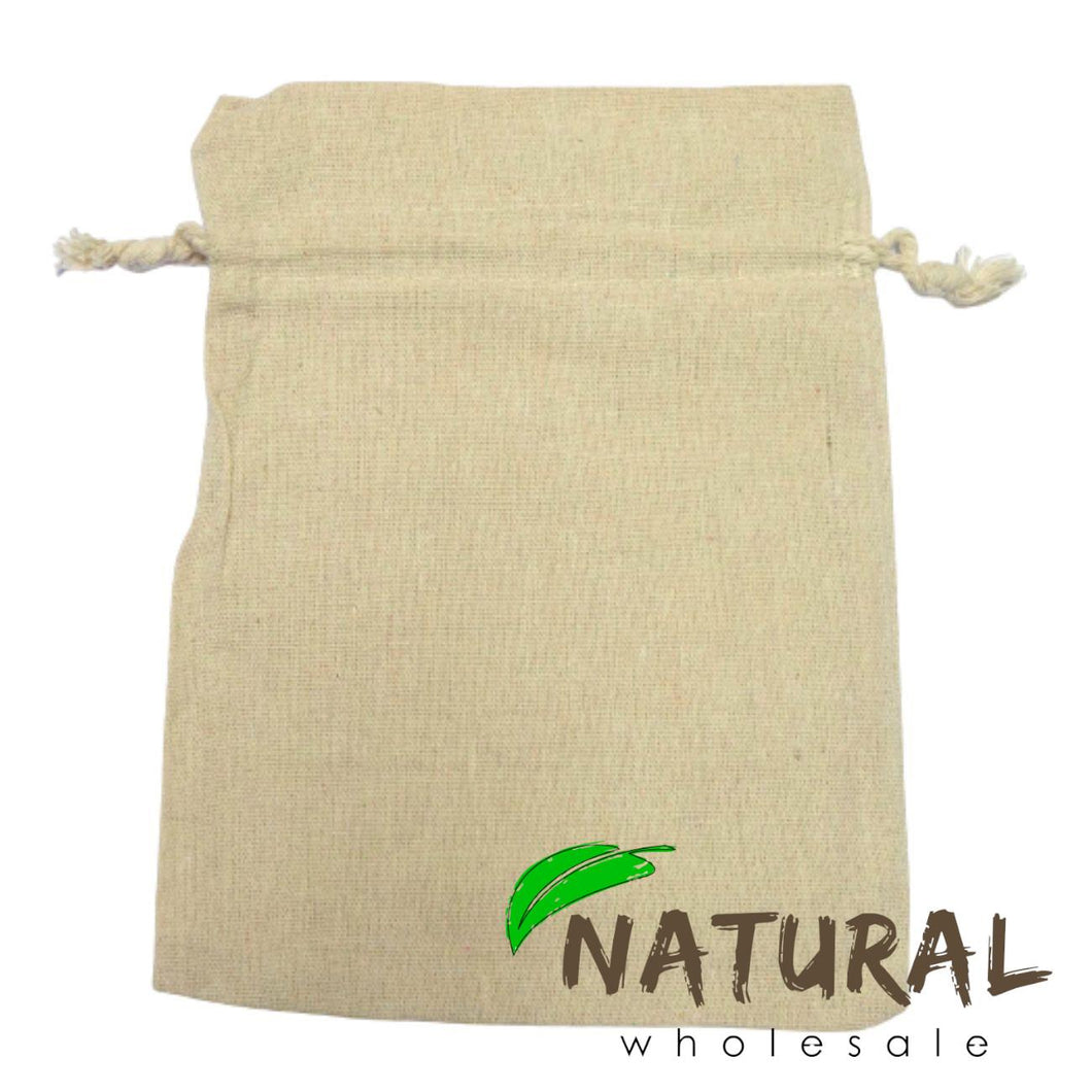 Linen Bags - M - 18cm x 24cm *Natural Wholesale*