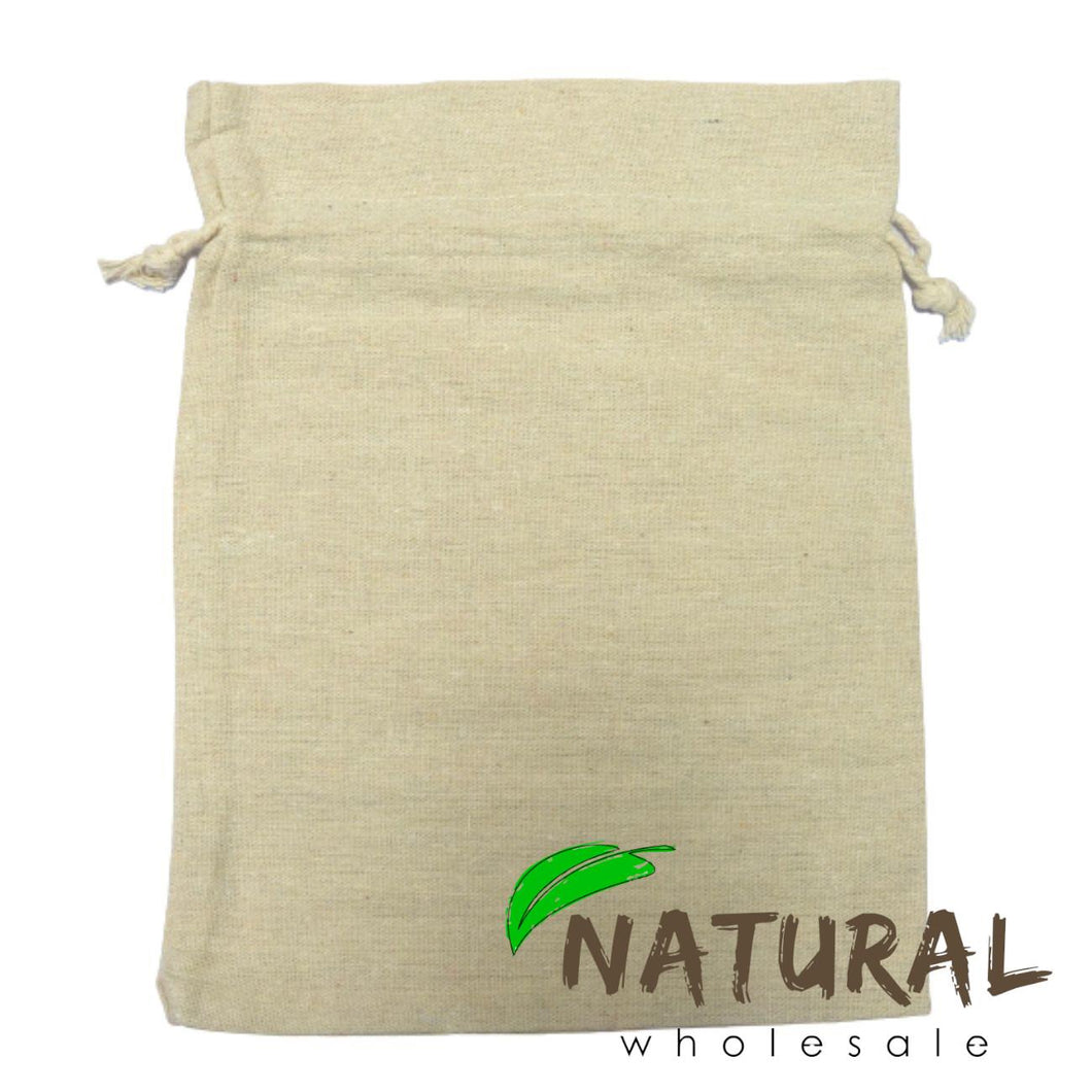 Linen Bags - L - 22cm x 30 cm *Natural Wholesale*