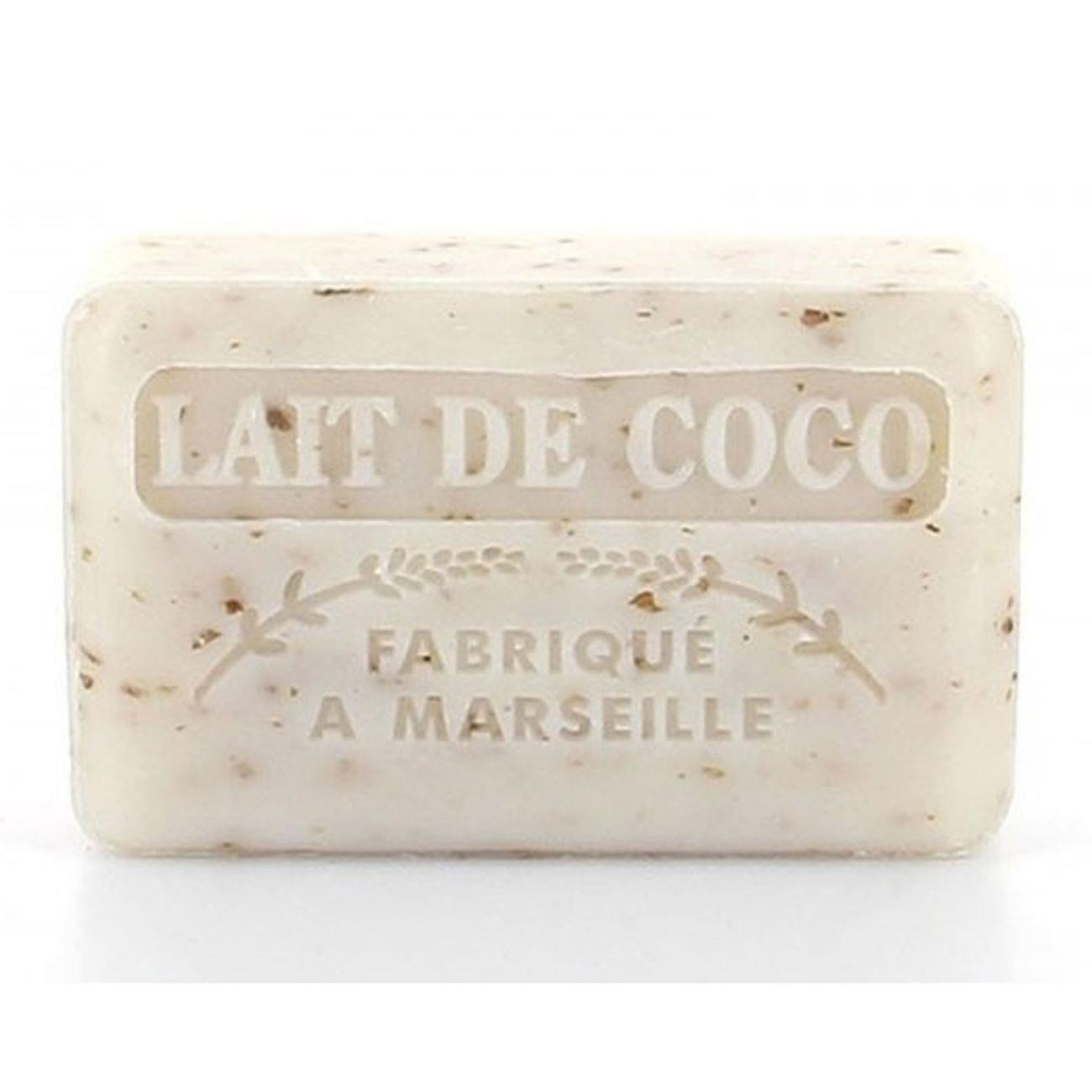 Marseille Exfoliant Soap Lait de Coco (Coconut Milk) 125g