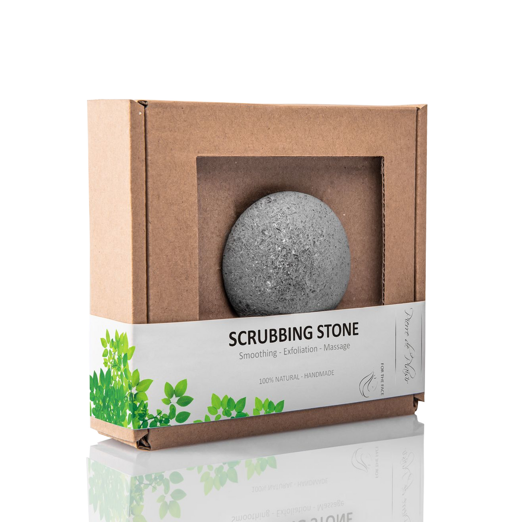 Natural Scrubbing Stone for the Face Grey - 40g