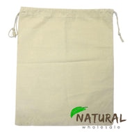 Cotton Bag - Unbleached - Large - 15 x 18 inch